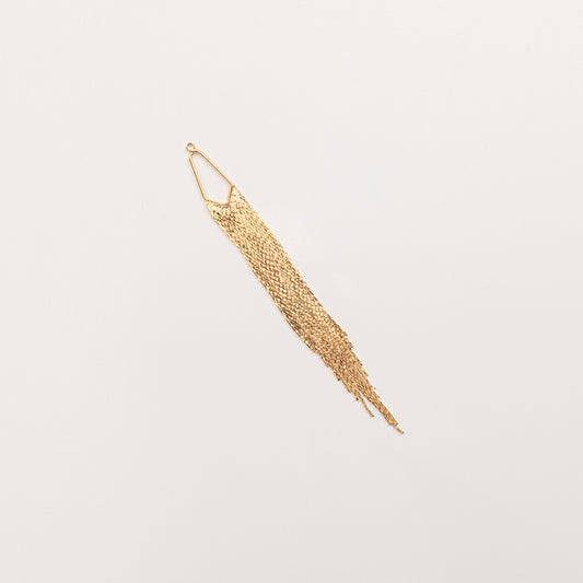 Longue frange festive-pendentif à créole