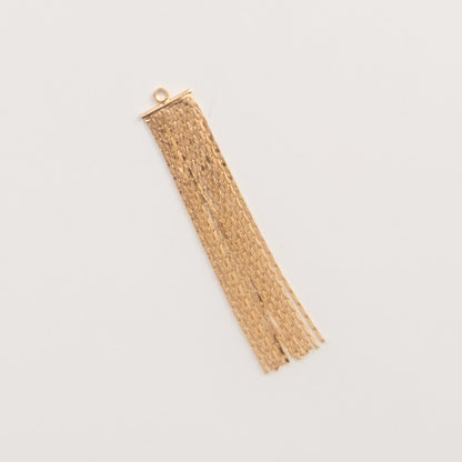 pendentif franges de chaines dorées - to do bijoux