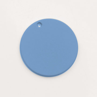 Sequin rond bleu mat - to do bijoux