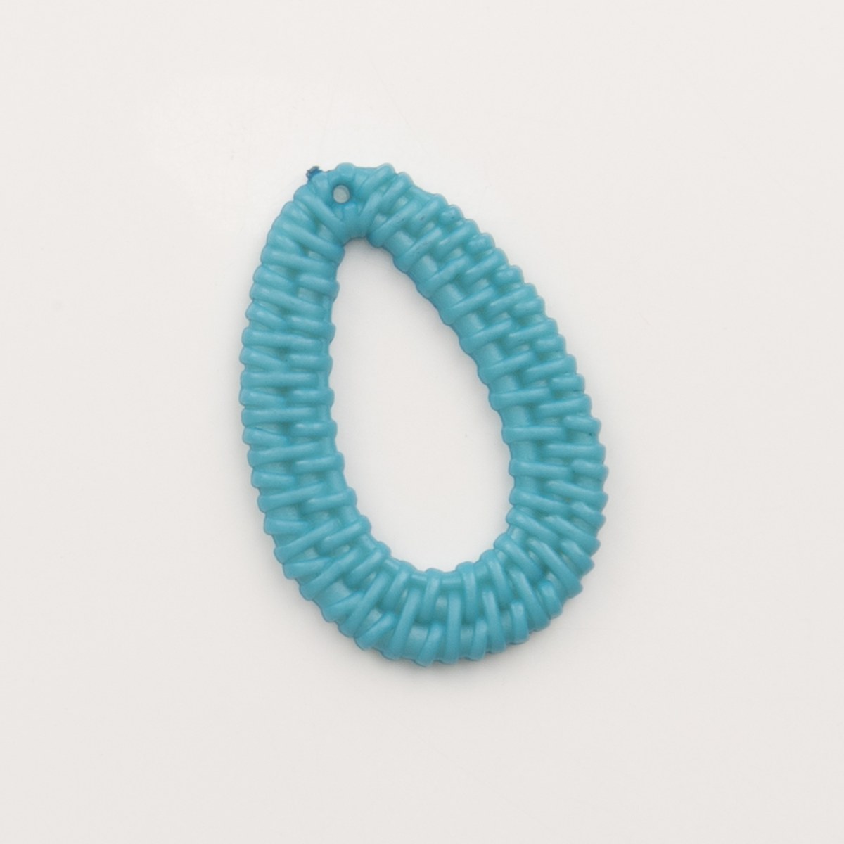 Pendentif osier bleu - to do bijoux