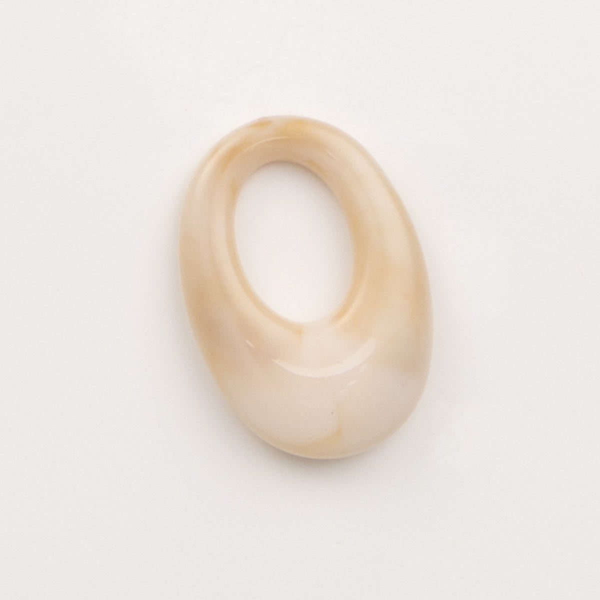 Pendentif oval beige- to do bijoux