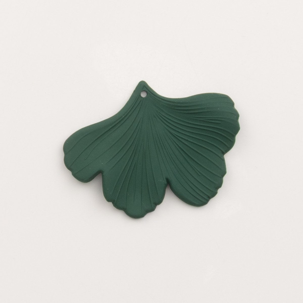pendentif feuille de gingko vert- to do bijoux