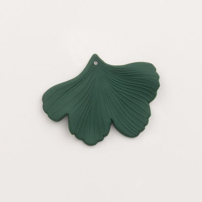 pendentif feuille de gingko vert- to do bijoux