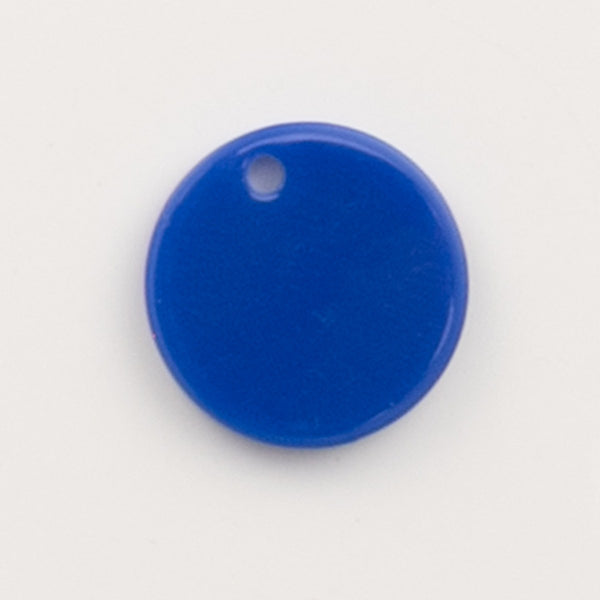 Sequin rond bleu roi- to do bijoux