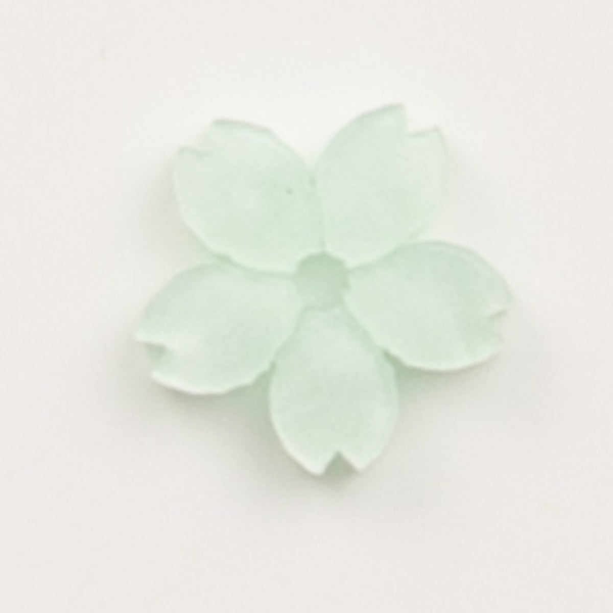 Fleur sakura bleu vert givré - to do bijoux