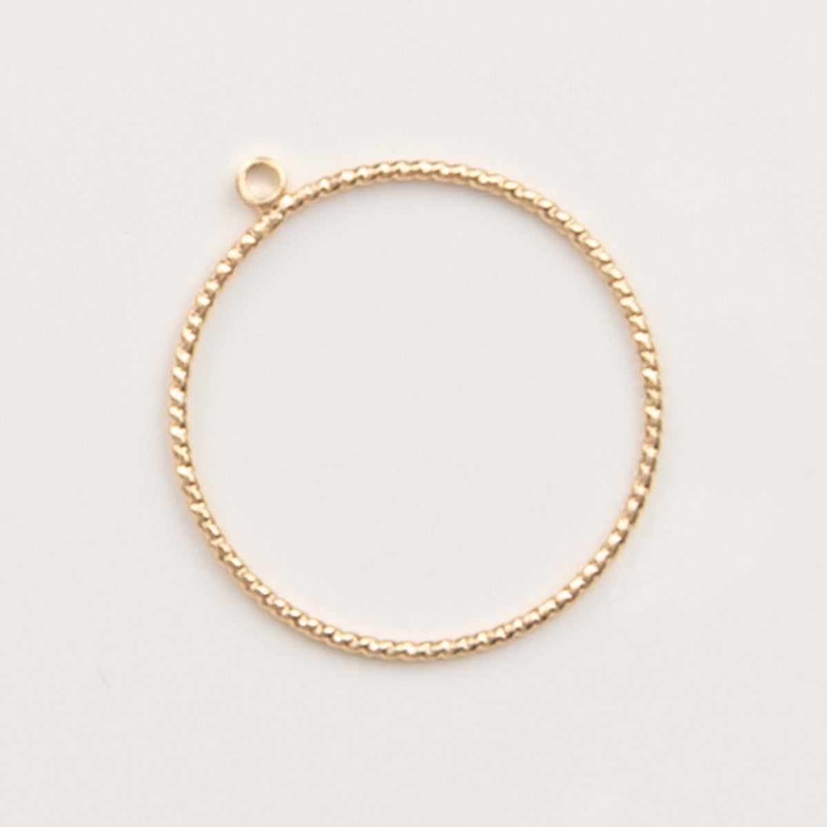 pendentif grande bague striée doré-to do bijoux
