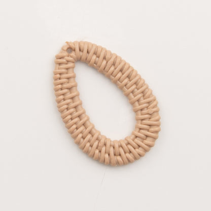 Pendentif osier beige - to do bijoux