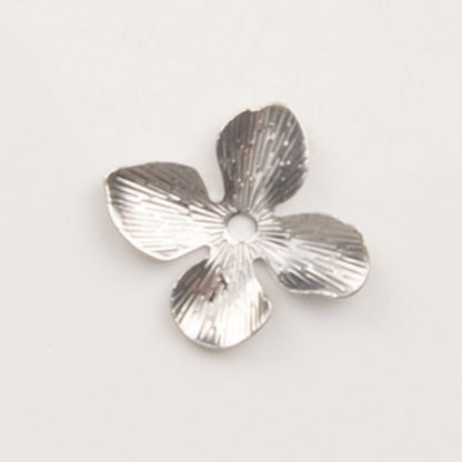 Pendentif petite fleur hortensia argent - to do bijoux