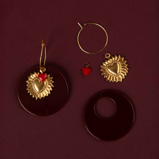 Coffret Cœur Sacré Bordeau