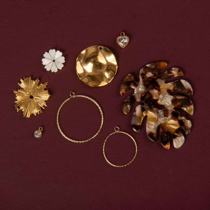 Coffret Feuille dorée