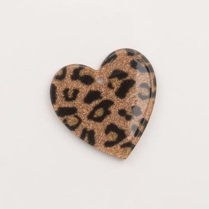 pendentif coeur paillette doré - to do bijoux  