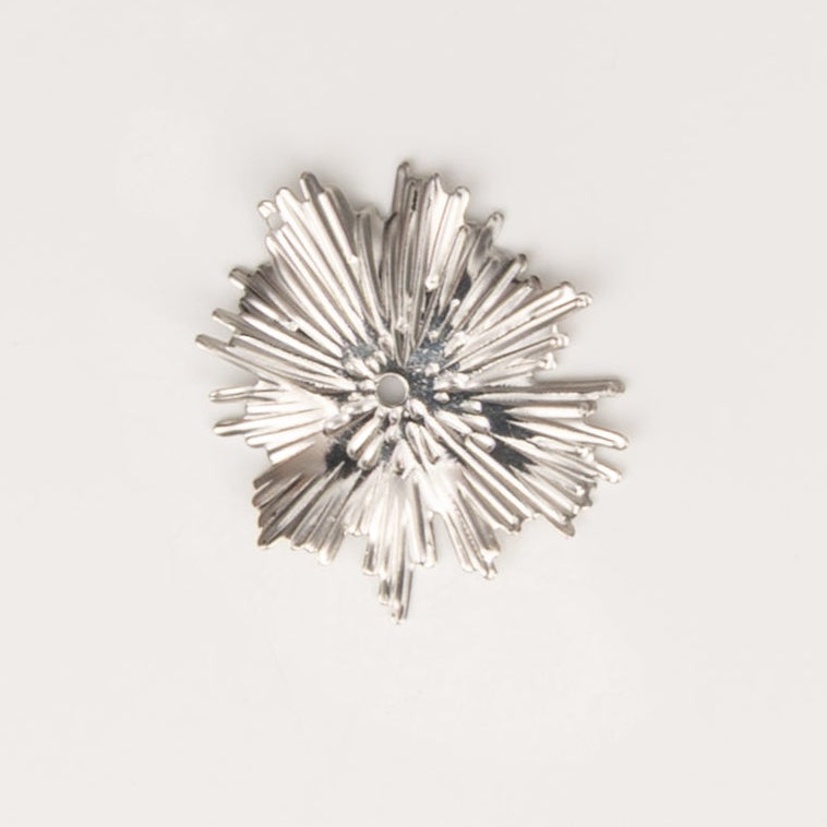 pendentif soleil antique argent