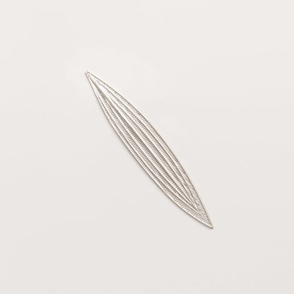 Longue feuilles -pendentif à créole (MP13)