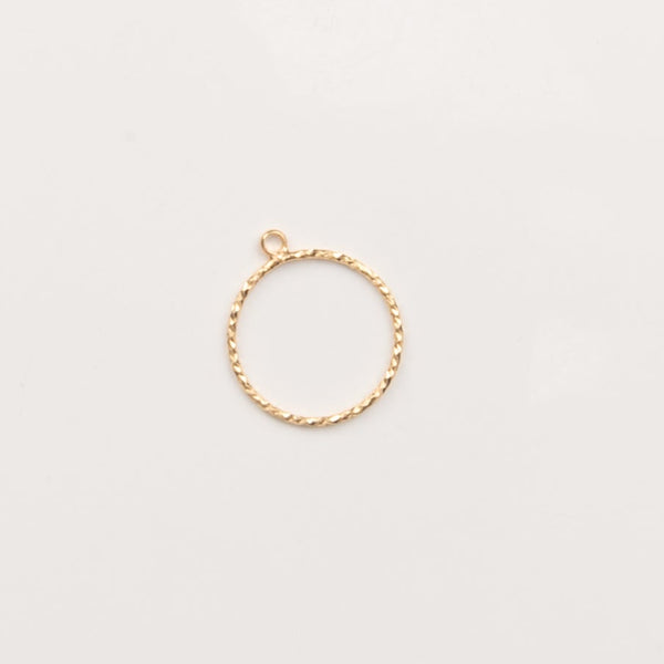 Petite bague-pendentif à créole (MP20)