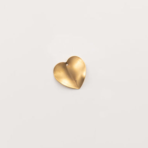Coeur acier inoxydable-pendentif à créole (MP6)