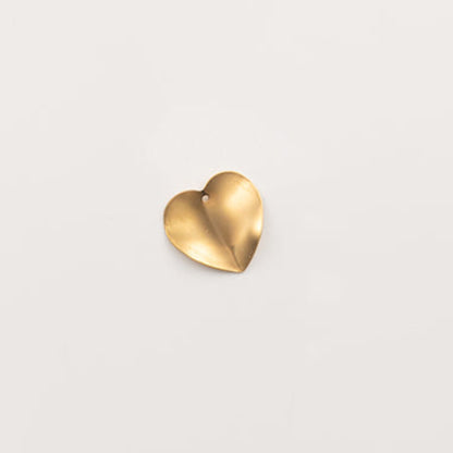 Coeur acier inoxydable-pendentif à créole (MP6)