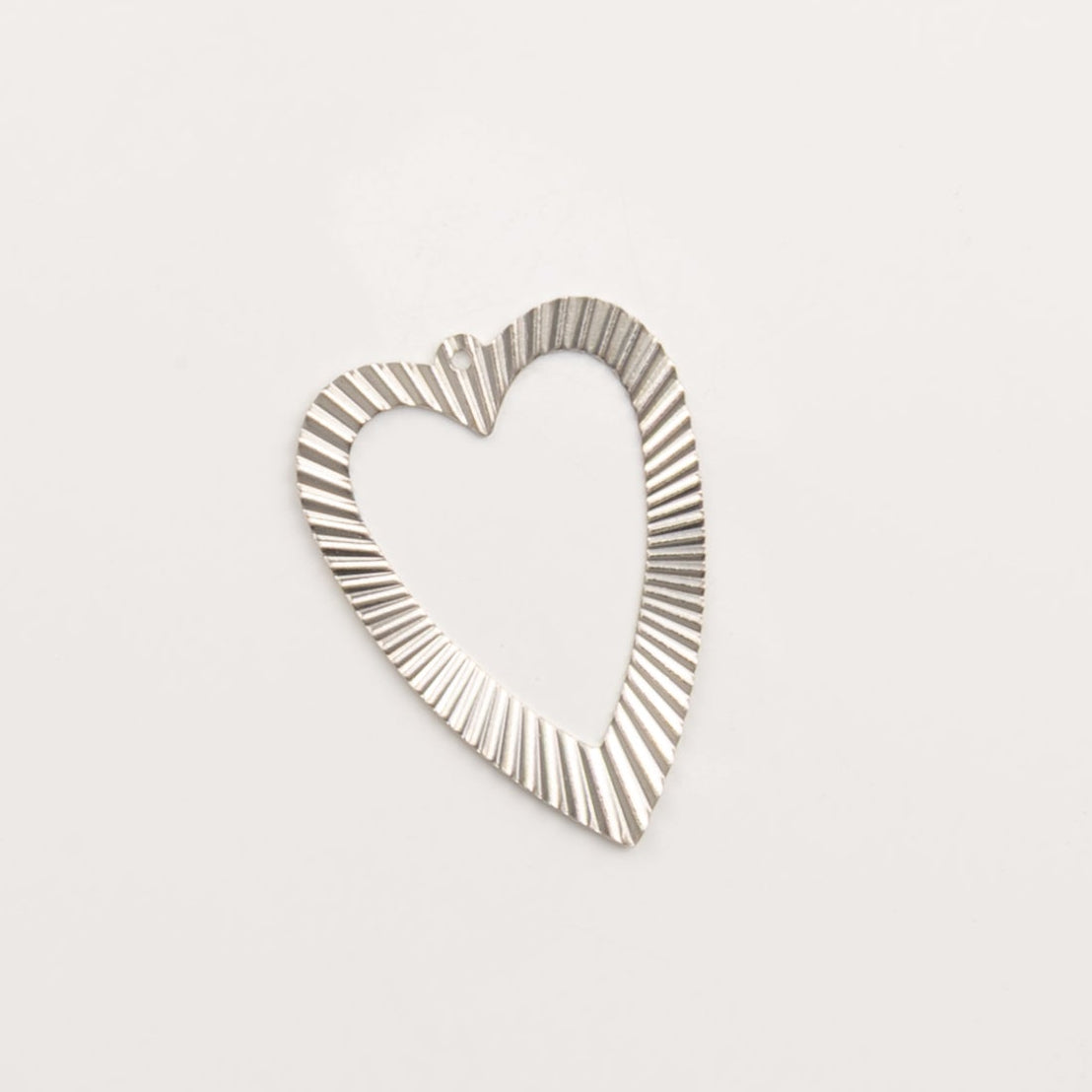 Coeur ajouré GM-pendentif à créole (MP8)
