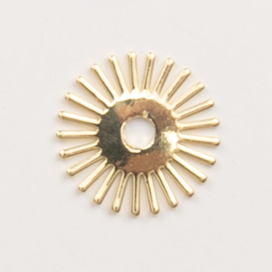 Petit soleil doré – pendentif pour créoles – To Do Bijoux